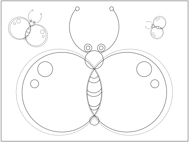 geometric butterfly coloring pages - photo #12